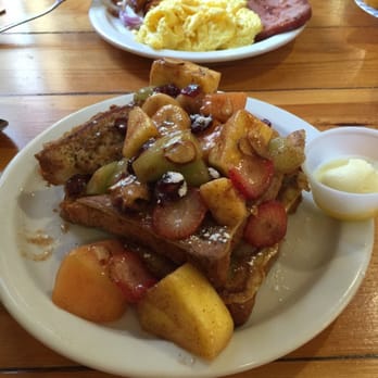 Donner Lake Kitchen - Drunken French toast, breakfast #8 in background... - Breakfast & Brunch Near Me - Truckee, California