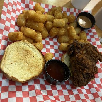 Bad Daddy's Burger Bar - Chicken sandwich with tots - Burgers Near Me - Charlotte, North Carolina Bad Daddy's Burger Bar - Chicken sandwich with tots - Burgers Near Me - Charlotte, North Carolina