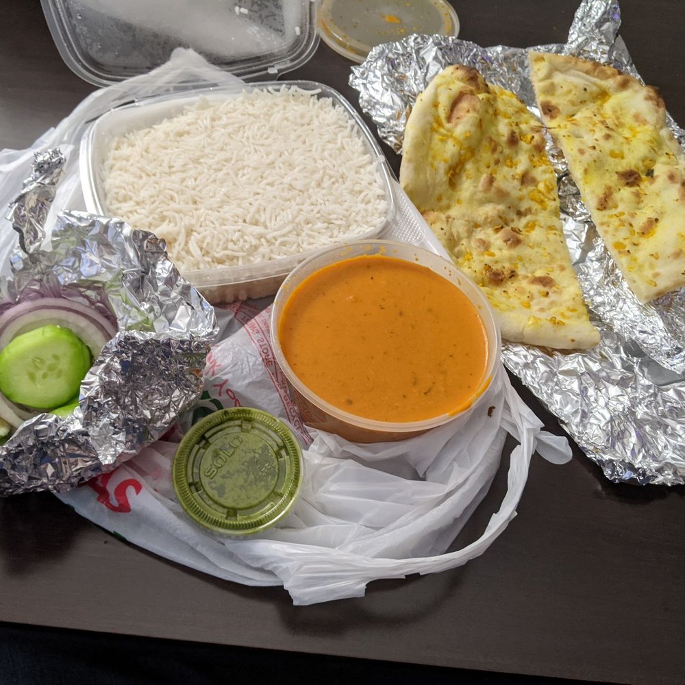 Kabana Restaurant - Chicken Tikka Masala Special Garlic Naan Plain Basmati Rice - Indian Near Me - Berkeley, California Kabana Restaurant - Chicken Tikka Masala Special Garlic Naan Plain Basmati Rice - Indian Near Me - Berkeley, California