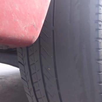 Firestone Complete Auto Care - Bad Alignments!! 10 month-old tire. Tire rotations were done once and Alignments were done twice in past 10 months. - Oil Change Stations Near Me - El Cerrito, California Firestone Complete Auto Care - Bad Alignments!! 10 month-old tire. Tire rotations were done once and Alignments were done twice in past 10 months. - Oil Change Stations Near Me - El Cerrito, California