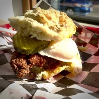 Roost Chicken & Biscuits - The Ali breakfast sandwich. Hard to imagine improving on this. - Southern Near Me - Chicago, Illinois Roost Chicken & Biscuits - The Ali breakfast sandwich. Hard to imagine improving on this. - Southern Near Me - Chicago, Illinois