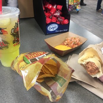 Maverik Adventure's First Stop - Nachos (cheese on the side, with a little pico) and Bahama Mama Wrap - Convenience Stores Near Me - Afton, Wyoming