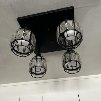 AC3 LLC - The old lights he replaced. Off centre and ugly. - Electricians Near Me - Pinole, California