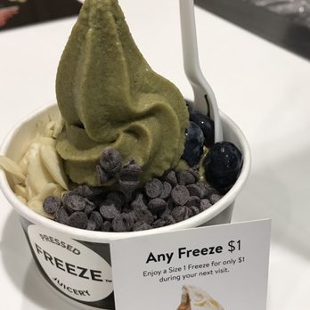 Pressed Juicery - One of the extras you get every once in a while. $1 for this freeze and they gave me three toppings! - Juice Bars & Smoothies Near Me - Honolulu, Hawaii Pressed Juicery - One of the extras you get every once in a while. $1 for this freeze and they gave me three toppings! - Juice Bars & Smoothies Near Me - Honolulu, Hawaii