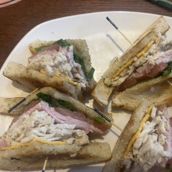 Carolina Ale House - Club sandwich no bacon, mayo. It's not a club w/o bacon - Sports Bars Near Me - Concord, North Carolina Carolina Ale House - Club sandwich no bacon, mayo. It's not a club w/o bacon - Sports Bars Near Me - Concord, North Carolina