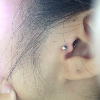 JuL Head Piercing - Tragus done by Boge - Jewelry Near Me - Alhambra, California
