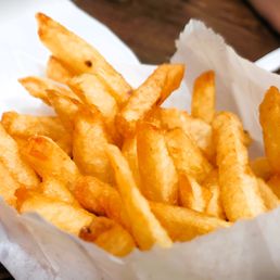 a basket of french fries a basket of french fries