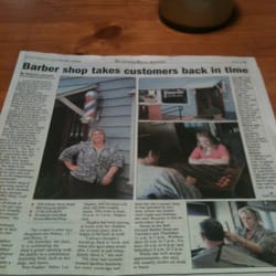 Ball Ground Barber Shop - Paper write up!