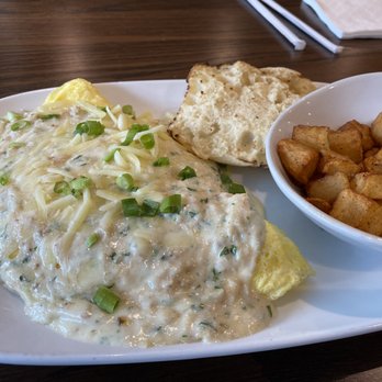 Another Broken Egg Cafe - The Floridian - Crab stuffed Omellete - American Near Me - Williamsburg, Virginia Another Broken Egg Cafe - The Floridian - Crab stuffed Omellete - American Near Me - Williamsburg, Virginia