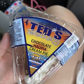 Ted's Bakery - Chocolate Haupia Cream Pie - Bakeries Near Me - Haleiwa, Hawaii