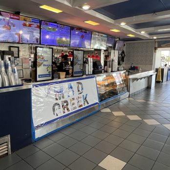 The Mad Greek - Order counter, option of a live person or kiosk - Greek Near Me - Baker, California The Mad Greek - Order counter, option of a live person or kiosk - Greek Near Me - Baker, California