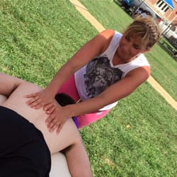 Body Work By Eve - Serving veterans in Quantico for Wounded Warriors Olympics.