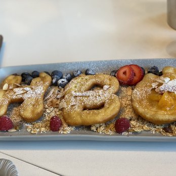 ARC Restaurant - HAPPY BIRTHDAY funnel cake - Canadian (New) Near Me - Vancouver, British Columbia ARC Restaurant - HAPPY BIRTHDAY funnel cake - Canadian (New) Near Me - Vancouver, British Columbia