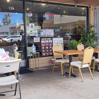 Thai Pan Cuisine - Outside seating - Thai Near Me - Encinitas, California