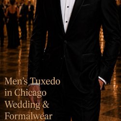 Men's black tuxedos, wedding tuxedos and formalwear Find a polished look for Chicago weddings, proms, galas and black-tie events.