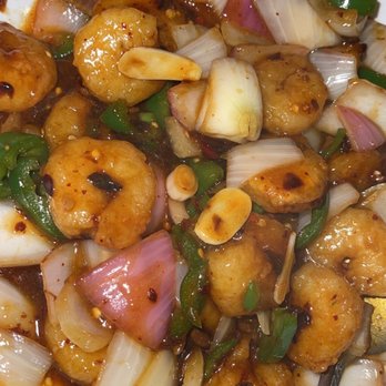 Nomad Asian Bistro - Spicy Garlic Shrimp With Jalapeño - Chinese Near Me - Long Beach, California