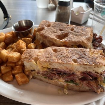 Bistro Cafe - pastrami grilled cheese - Breakfast & Brunch Near Me - Miami, Florida Bistro Cafe - pastrami grilled cheese - Breakfast & Brunch Near Me - Miami, Florida