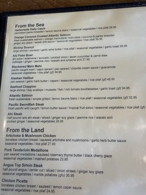 Menu photo 1 Harborside Restaurant Newport Beach, CA Menu photo 1 Harborside Restaurant Newport Beach, CA