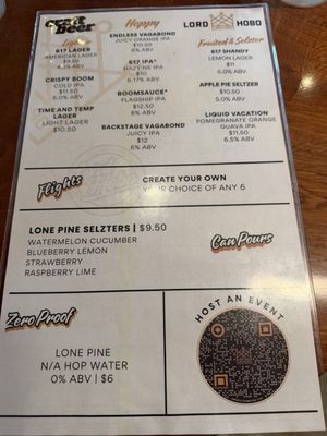 Menu photo 1 Lord Hobo Boston, MA Menu photo 1 Lord Hobo Boston, MA