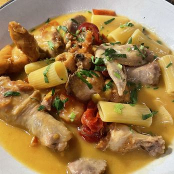 Osteria Padre Pio - Chicken Scarpariello with sausage - Italian Near Me - West Harrison, New York Osteria Padre Pio - Chicken Scarpariello with sausage - Italian Near Me - West Harrison, New York