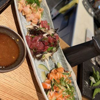 Nori Bar - Poké sampler - Sushi Bars Near Me - Honolulu, Hawaii