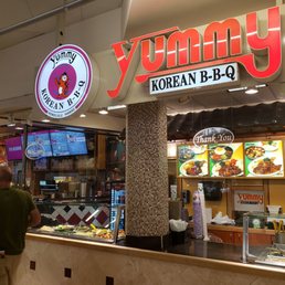Exterior outside entrance of Yummy Korean BBQ - Korean mall food... still so ... yummy!! - Honolulu, Hawaii Exterior outside entrance of Yummy Korean BBQ - Korean mall food... still so ... yummy!! - Honolulu, Hawaii