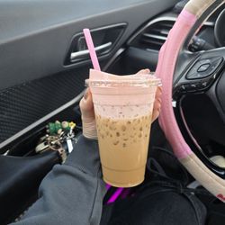 Zarah's Coffee - Strawberry shortcake latte