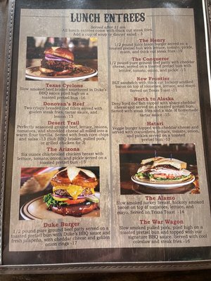 Menu photo 4 Duke's Slickrock Grill Hanksville, UT Menu photo 4 Duke's Slickrock Grill Hanksville, UT