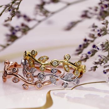 Mark's Diamonds - Nature inspired gold and diamond rings available in all three colors at Mark's Diamonds. - Jewelry Near Me - Denver, Colorado Mark's Diamonds - Nature inspired gold and diamond rings available in all three colors at Mark's Diamonds. - Jewelry Near Me - Denver, Colorado