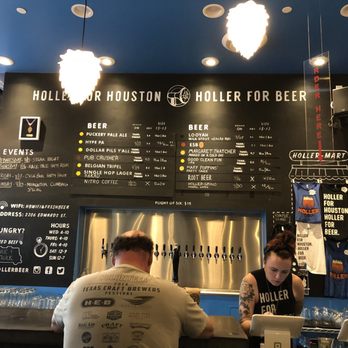 Holler Brewing - Menu - Breweries Near Me - Houston, Texas Holler Brewing - Menu - Breweries Near Me - Houston, Texas