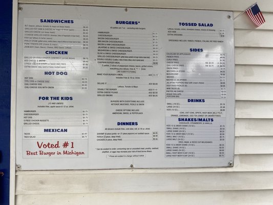 Menu photo 5 Laura's Little Burger Joint Decatur, MI