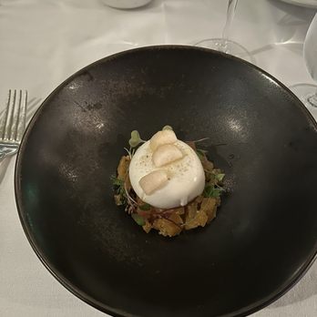 Five Sails Restaurant - Burrata appetizer - good - French Near Me - Vancouver, British Columbia Five Sails Restaurant - Burrata appetizer - good - French Near Me - Vancouver, British Columbia