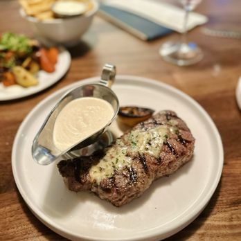 Mirabelle - NY strip - among the best I've had. - Comfort Food Near Me - Excelsior, Minnesota