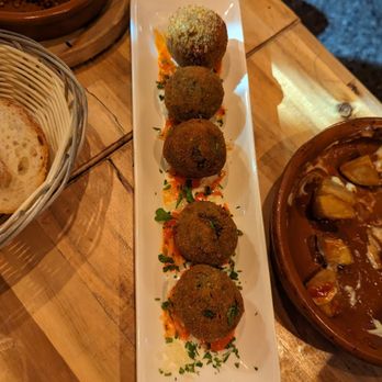 Pil Pil - Spinach croquettes - Tapas Bars Near Me - New York, New York Pil Pil - Spinach croquettes - Tapas Bars Near Me - New York, New York