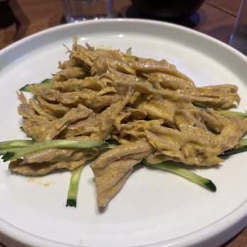 Juqi - De-boned duck feet in Chinese mustard sauce - pretty tasty - Chinese Near Me - Flushing, New York