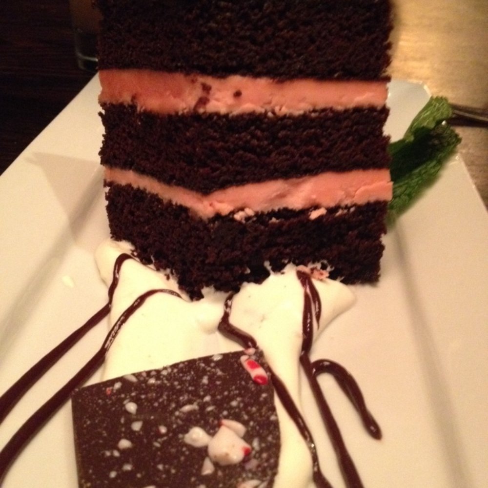 Gladstone Tavern - Chocolate cake with peppermint buttercream - New American Near Me - Gladstone, New Jersey Gladstone Tavern - Chocolate cake with peppermint buttercream - New American Near Me - Gladstone, New Jersey