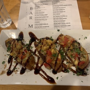 The Down Pour - Summer Vegetable Bruschetta - Bars Near Me - Wilkes-Barre, Pennsylvania