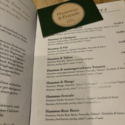 Hummus Und Friends - Business Card