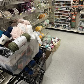 JOANN Fabric and Crafts - More boxes and Random bins in aisle - Fabric Stores Near Me - Corona, California JOANN Fabric and Crafts - More boxes and Random bins in aisle - Fabric Stores Near Me - Corona, California