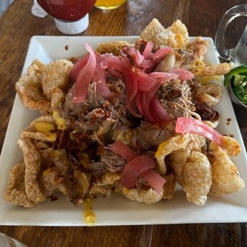 Lunch. Supper! - Pork rind nachos - New American Near Me - Richmond, Virginia Lunch. Supper! - Pork rind nachos - New American Near Me - Richmond, Virginia