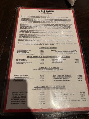 Menu photo 5 L & J Cafe El Paso, TX