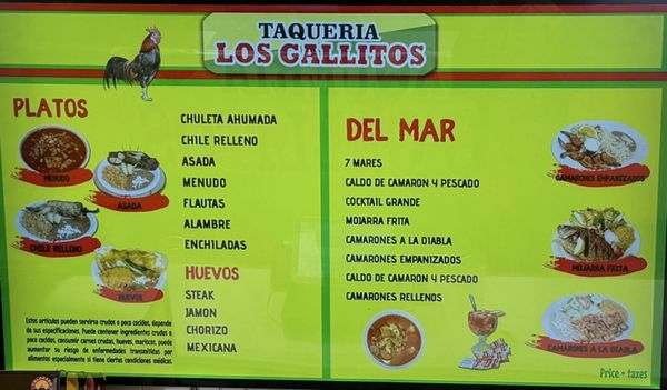 Menu photo 3 Los Gallitos Colorado Springs, CO Menu photo 3 Los Gallitos Colorado Springs, CO