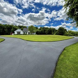 Bergys Land Care - Crack Sealing and Sealcoating after Pothole repair in Sparta, MI