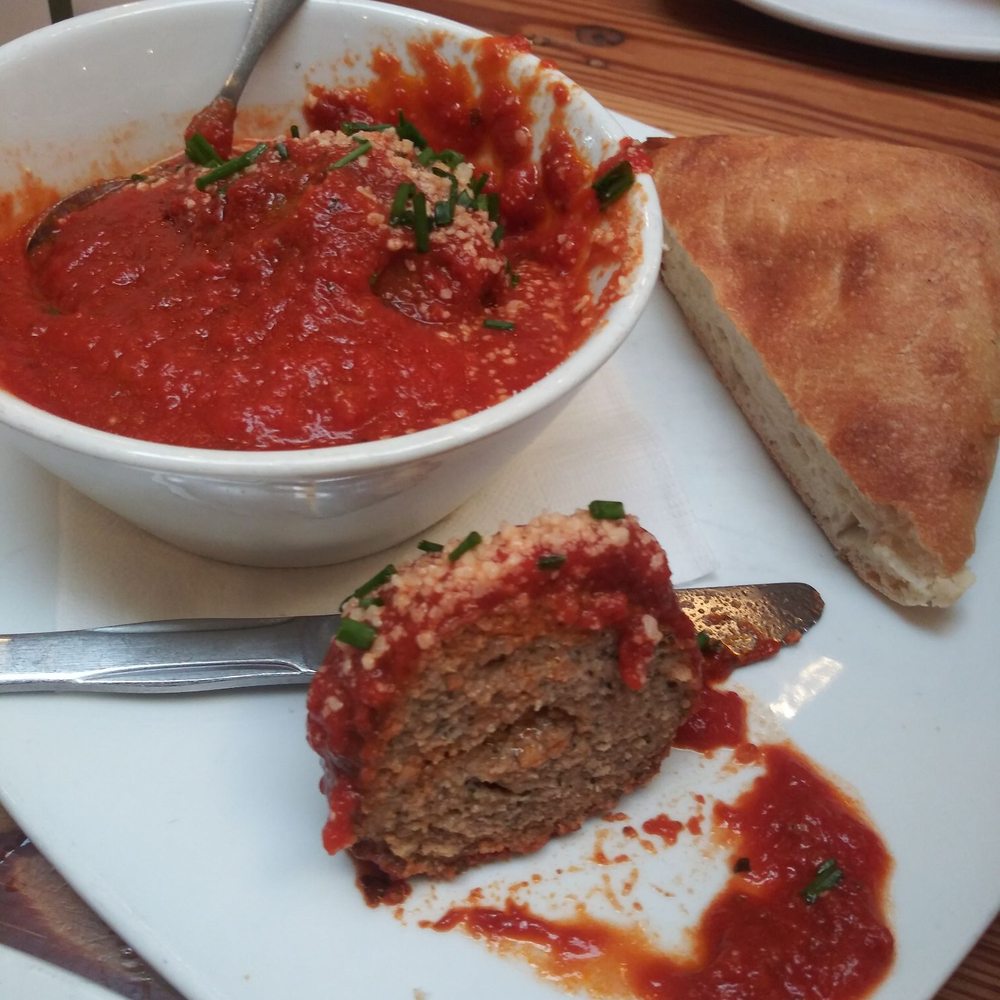 Crispy's Springfield Gallery - Meatball appetizer is only 2 meatballs - Pizza Near Me - Jacksonville, Florida Crispy's Springfield Gallery - Meatball appetizer is only 2 meatballs - Pizza Near Me - Jacksonville, Florida