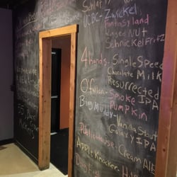 Corner Pub Tavern & Restaurant - Beer menu?... "Check the chalk board"