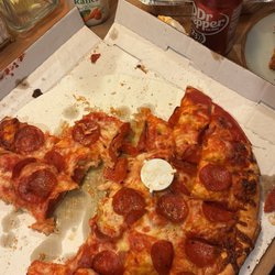 Rich's Pizza Joint - Large stuffed pepperoni pizza, Buffalo wings, and garlic fries
