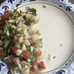 El Rancho Taqueria - What was supposed to be ceviche de pescado. Mainly has onion.