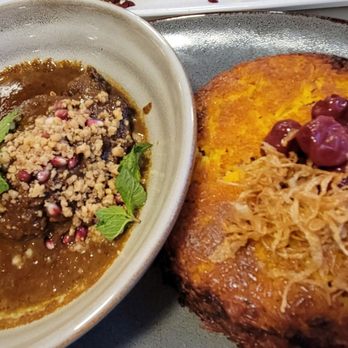 Joon - Duck fesenjoon and cherry Rice - Persian/Iranian Near Me - Vienna, Virginia
