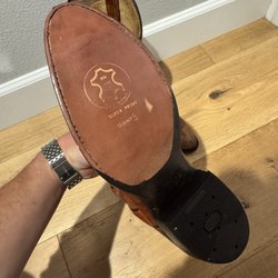 Express Shoe Repair Of Port Hueneme - Italian leather sole.