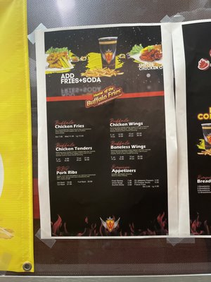 Menu photo 3 Wings Empire Los Angeles, CA